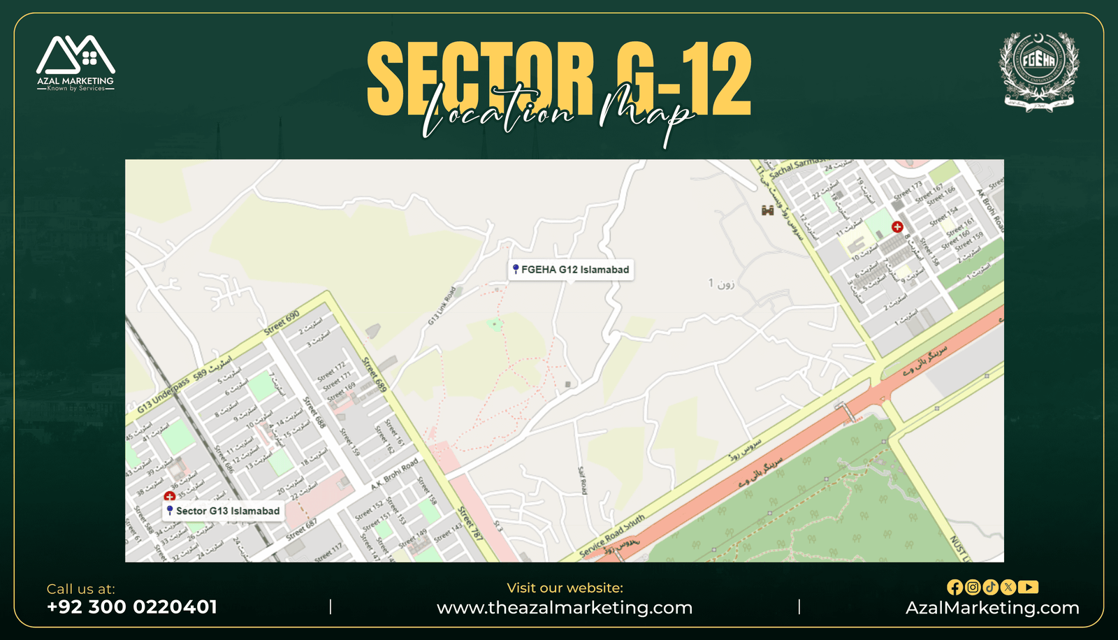 Sector G-12 Islamabad Location:<br />
