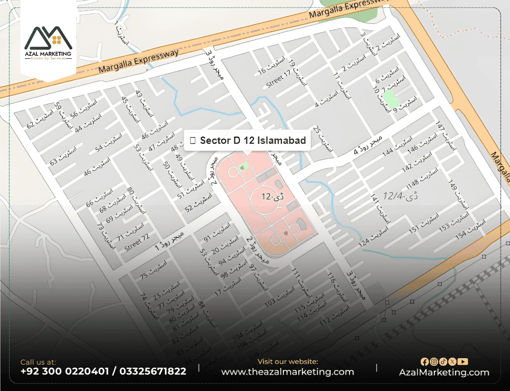 Sector D-12 Islamabad Master Plan:<br />
