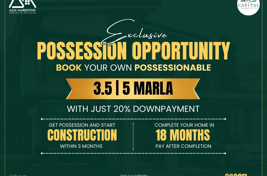 Capital Smart City Overseas Central Ready-to-Construct Plots
