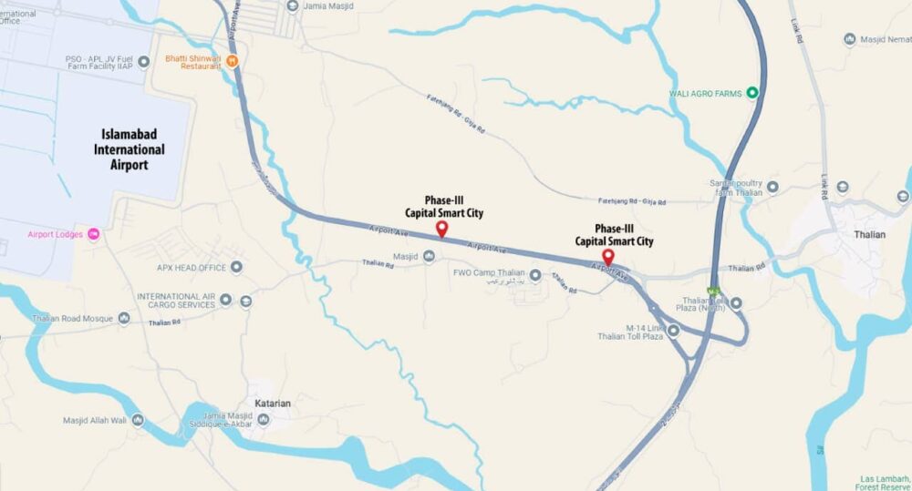 Capital Smart City Phase 3 Location